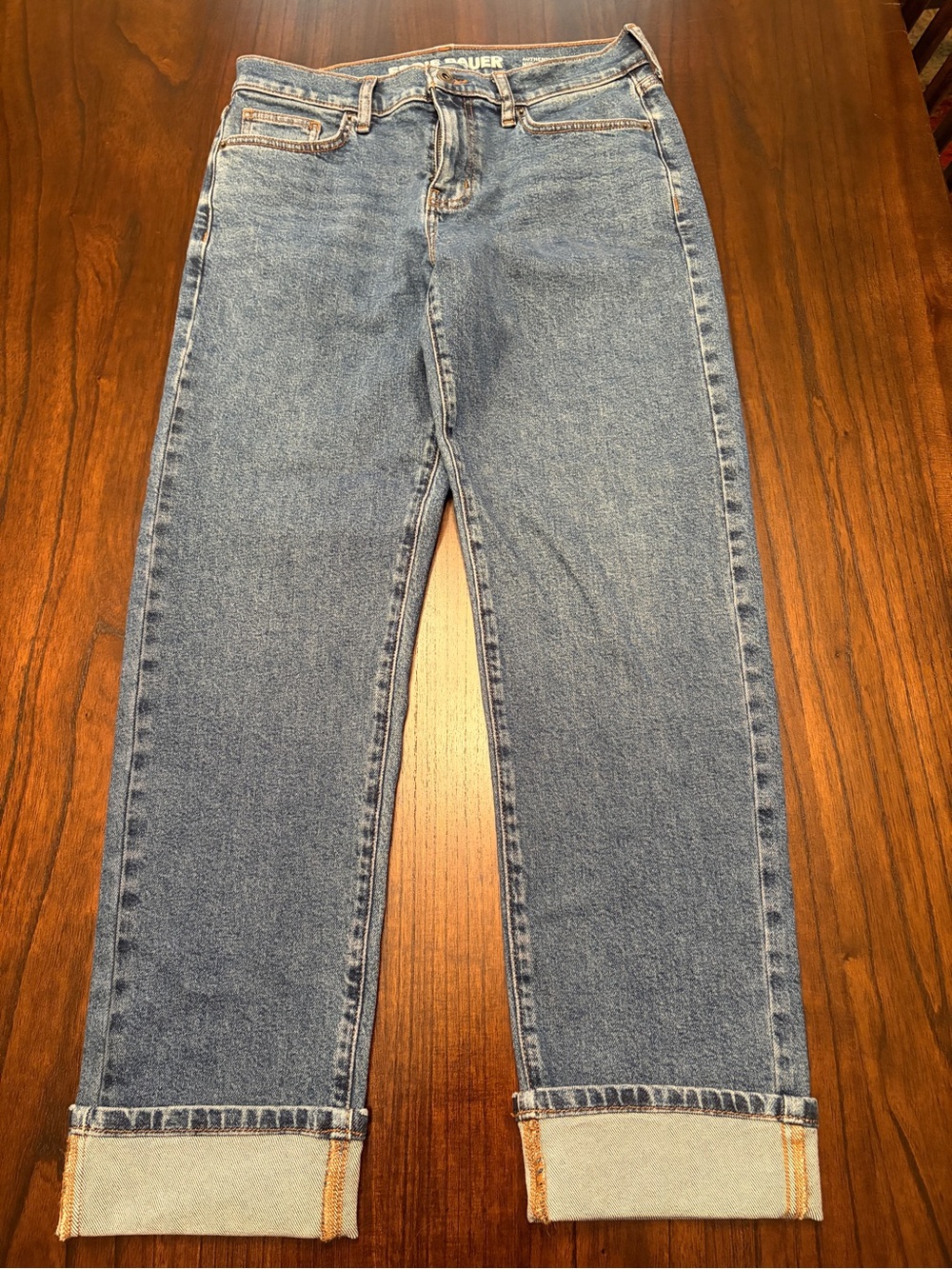 Classic Blue Denim Jeans - Casual Straight Fit